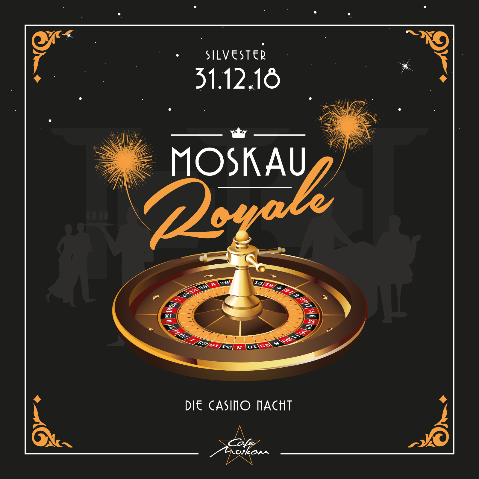 Moskau Royale - Die Casino Nacht  Angebote Cafe Moskau
